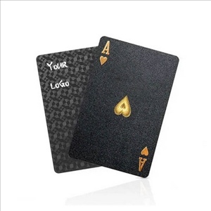 Diamond Waterproof Black Playing Cards